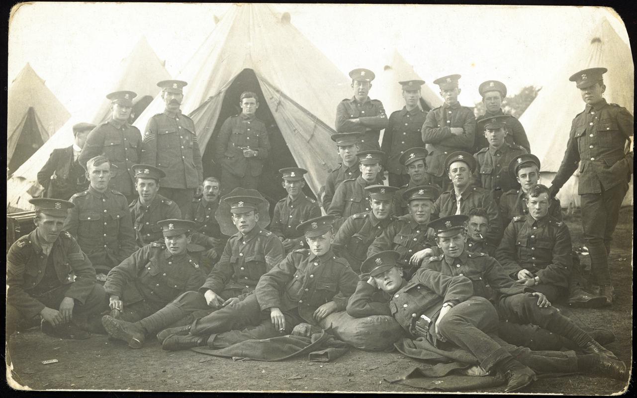 Soldiers at Fort Scoveston