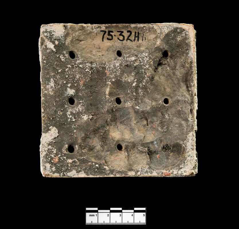 Post-Medieval ceramic floor tile