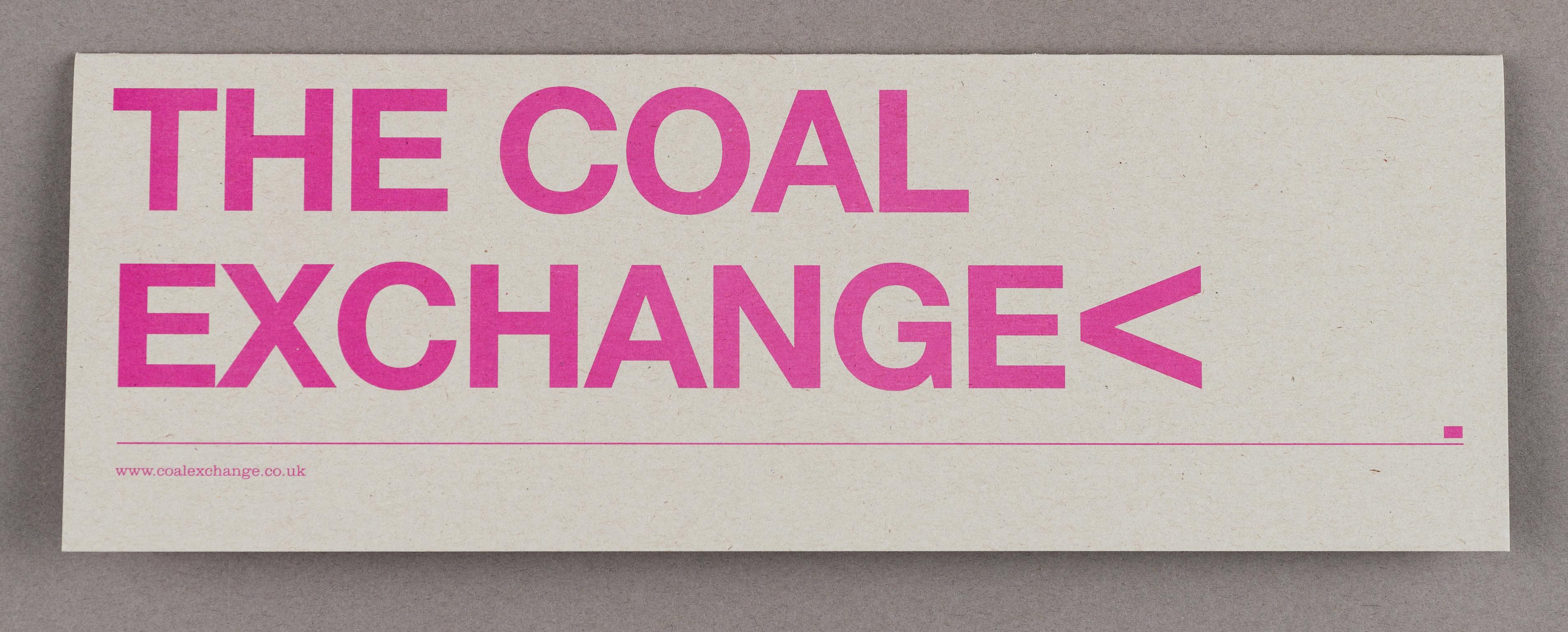 1886/2006 The Coal Exchange (leaflet)