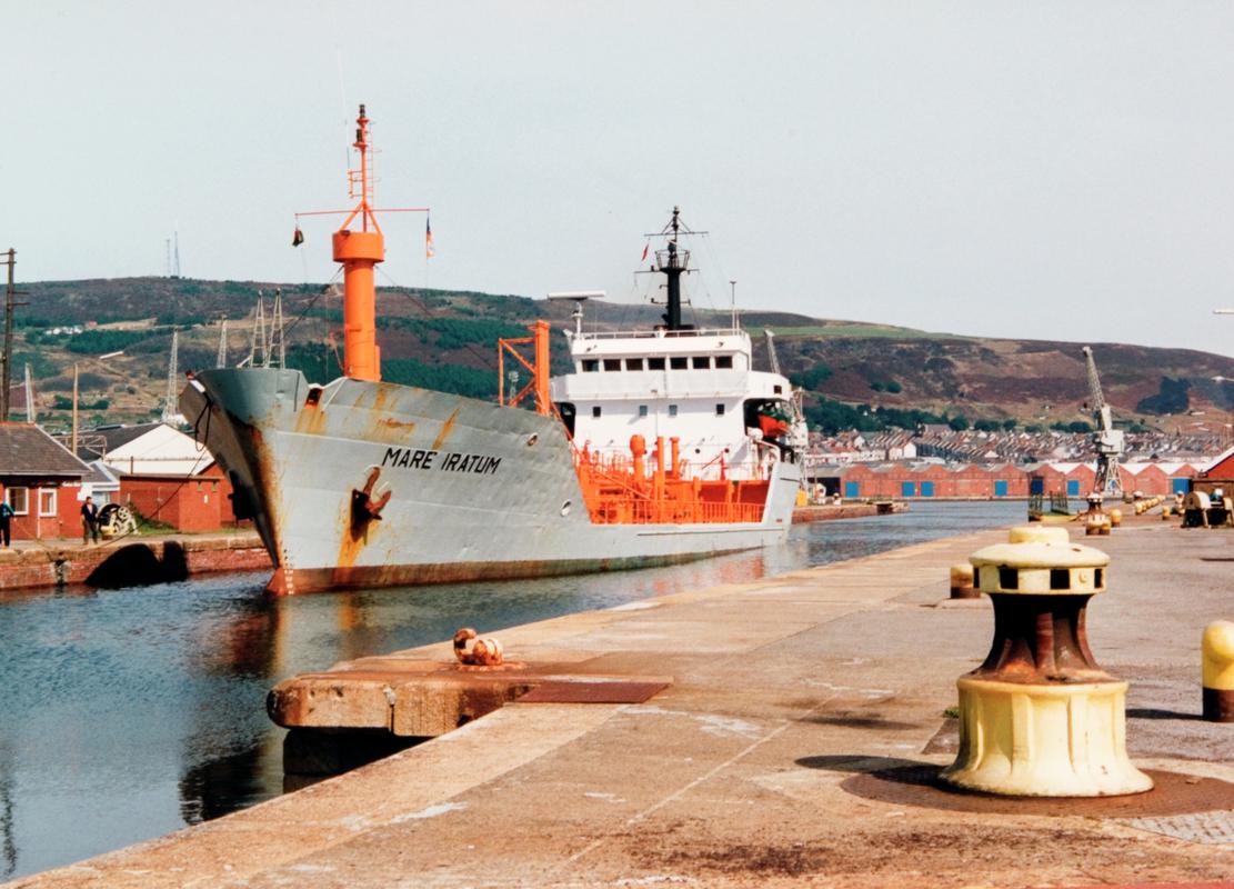 MARE IRATUM at the sea lock, Swansea Docks
