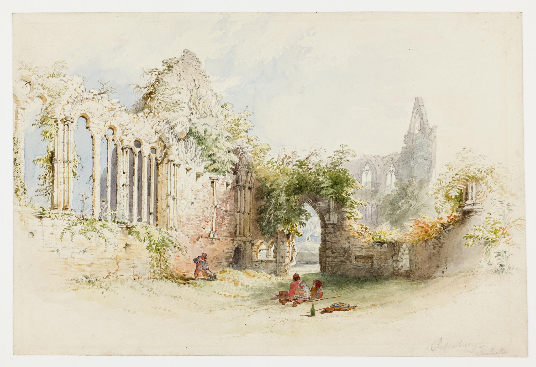 Tintern Abbey, the refectory