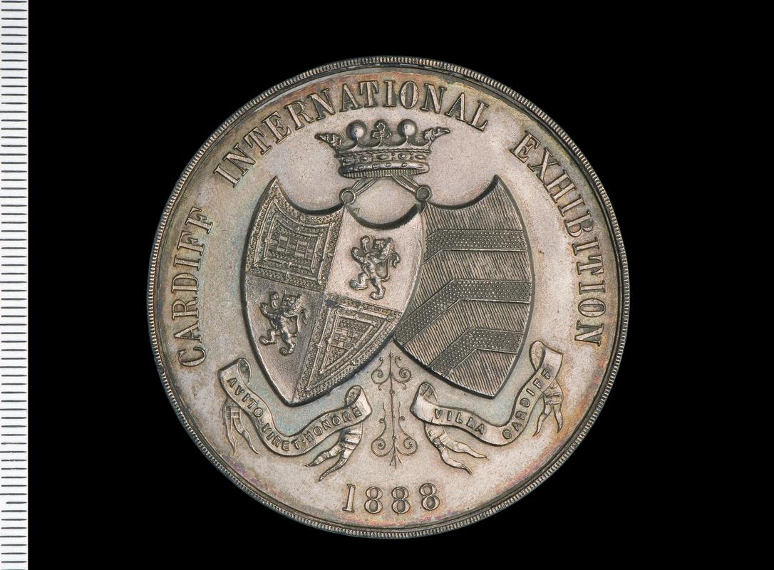 Medal Cardiff International Exhibition 1888 (silver)