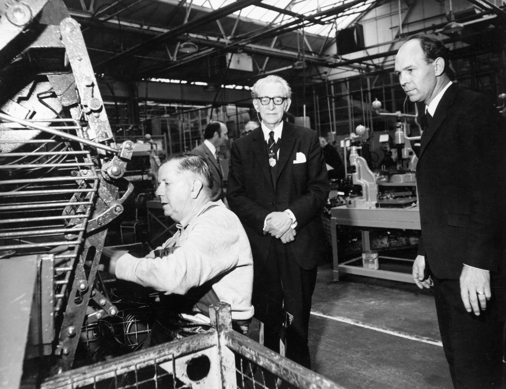 British Leyland factory, Bargoed, photograph