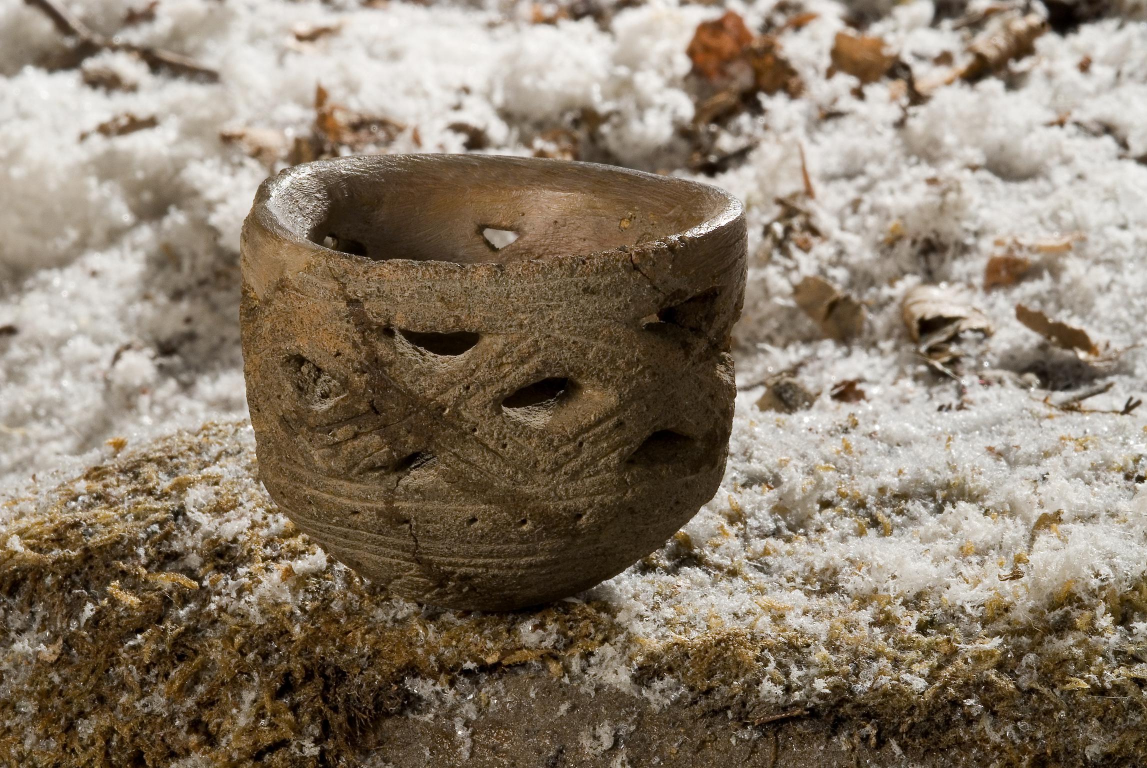 Early Bronze Age pottery miniature vessel