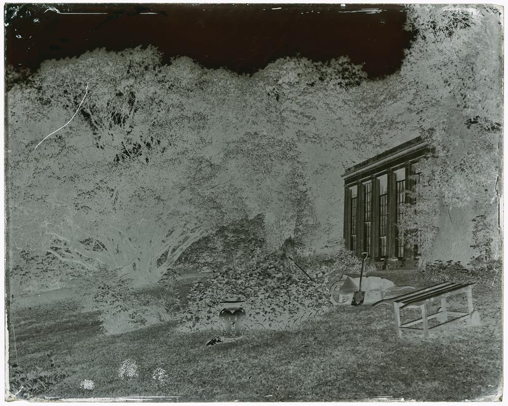 Penrice Castle, glass negative