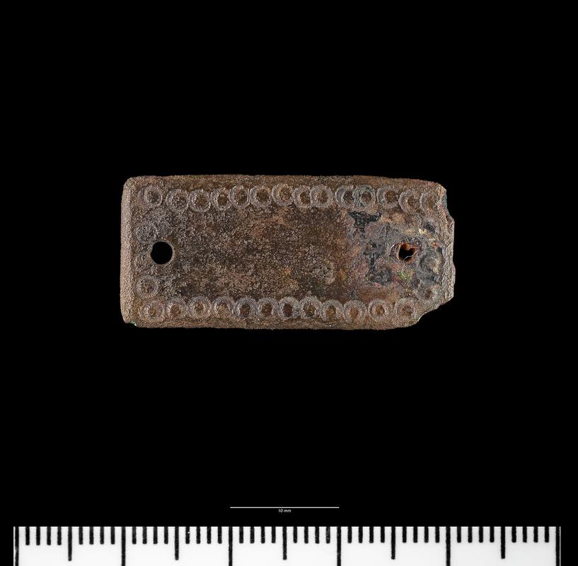 Early medieval belt mount from Dinas Powys