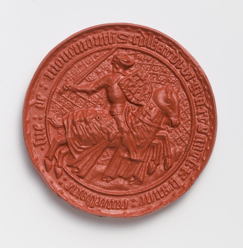 Seal impression: Chancery of Monmouth