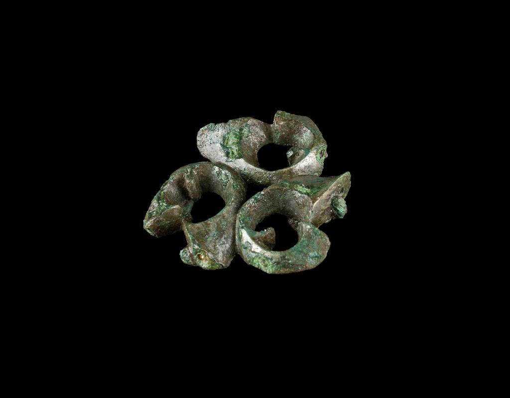 Roman copper alloy plate brooch