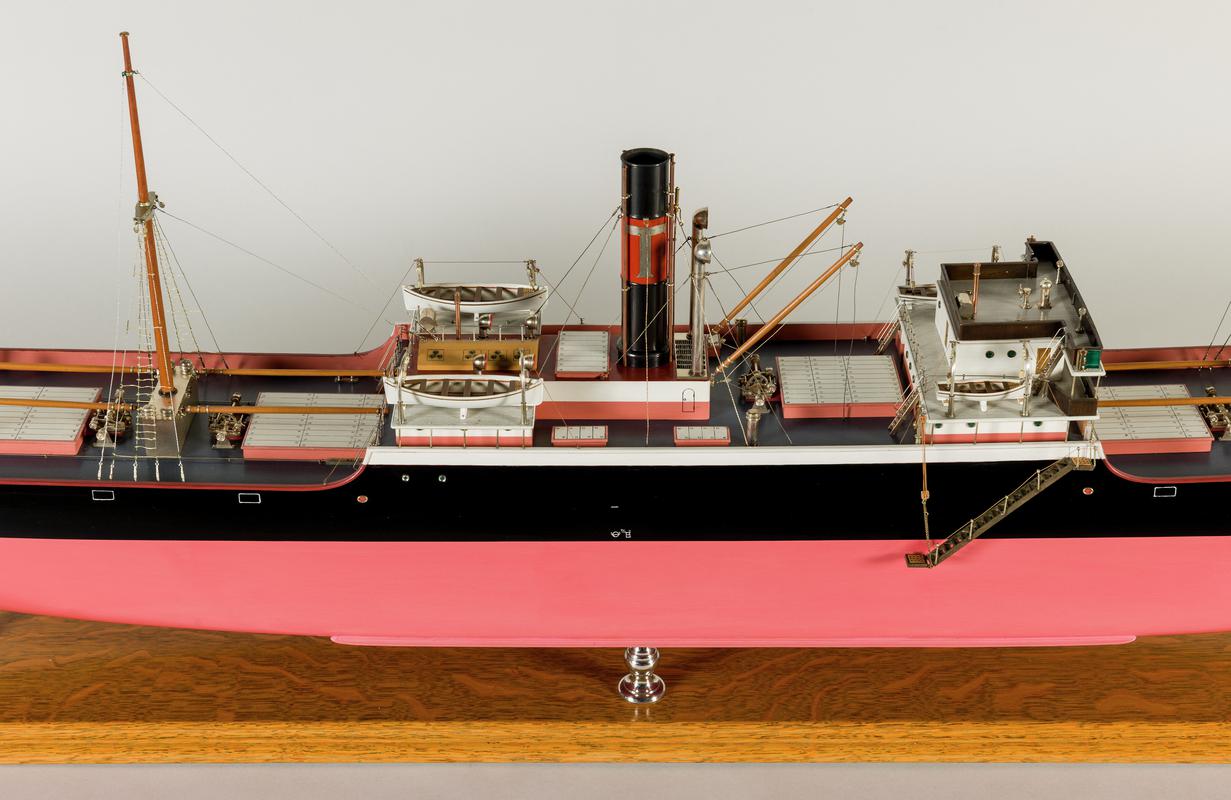 S.S. BRAUNTON, full hull ship model