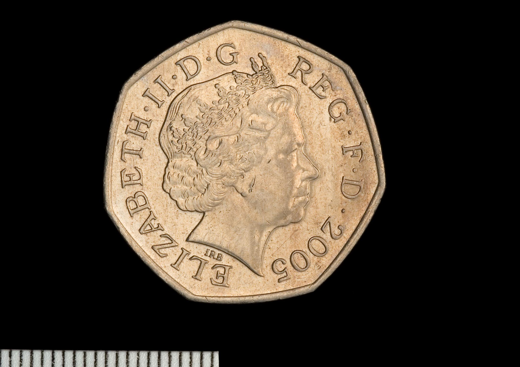 Elizabeth II fifty pence (commemorative)