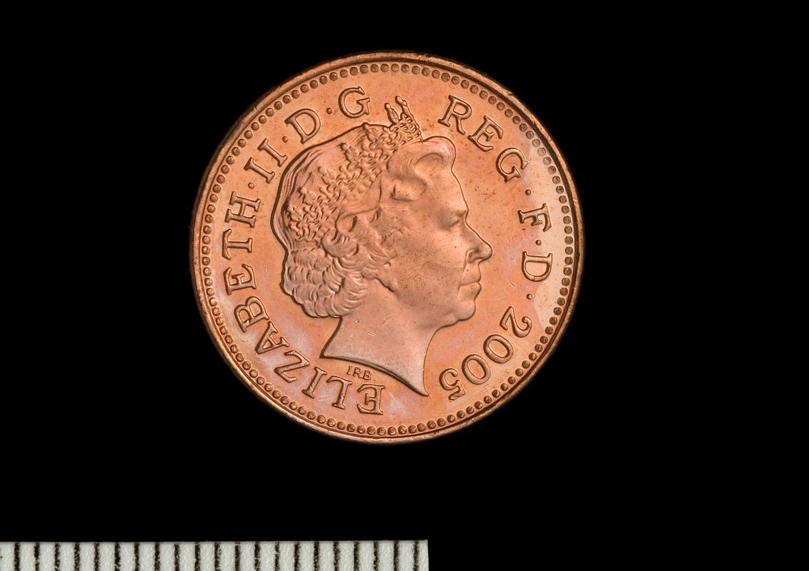 UK, One Penny, 2005, obv.