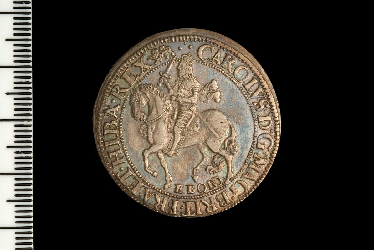 Charles I , Half crown, York
