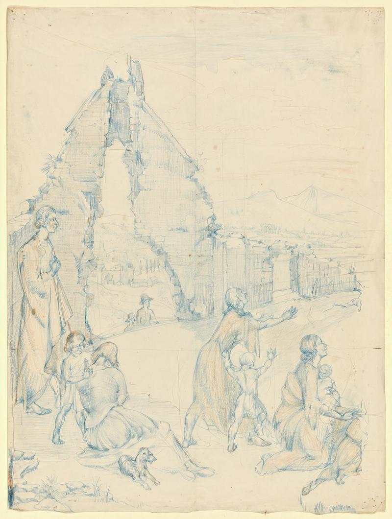 Sketch for &#039;Christ on the Road to Calvary&#039;