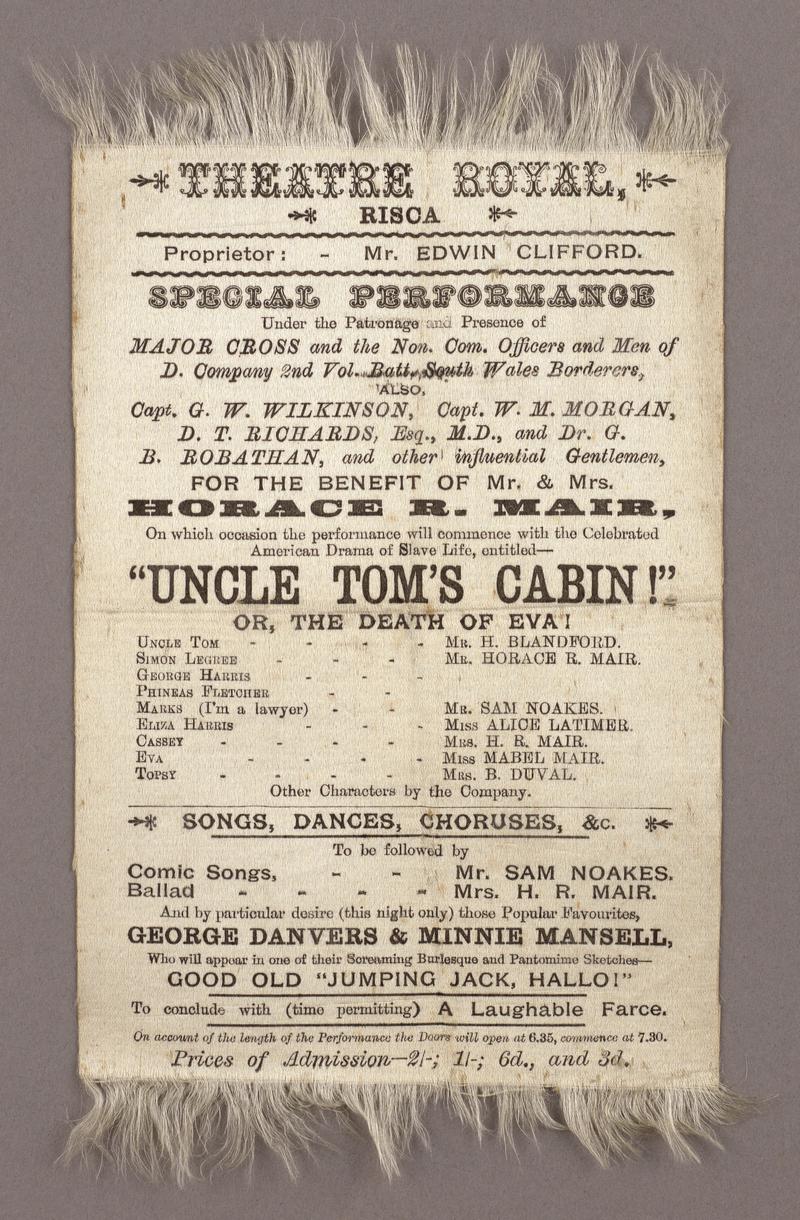 Programme, theatre