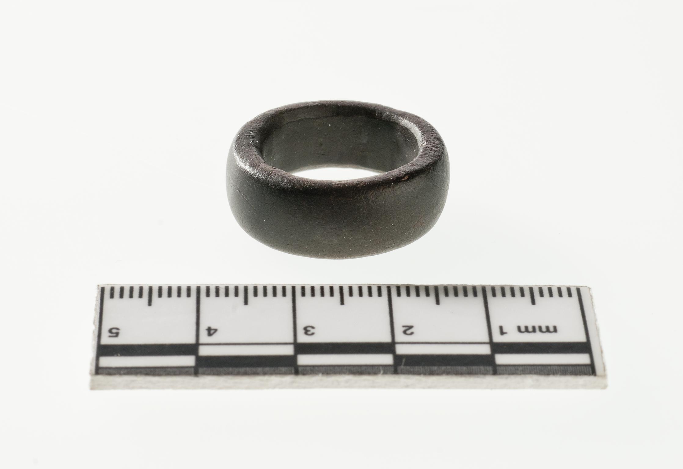 Early Medieval lignite finger ring