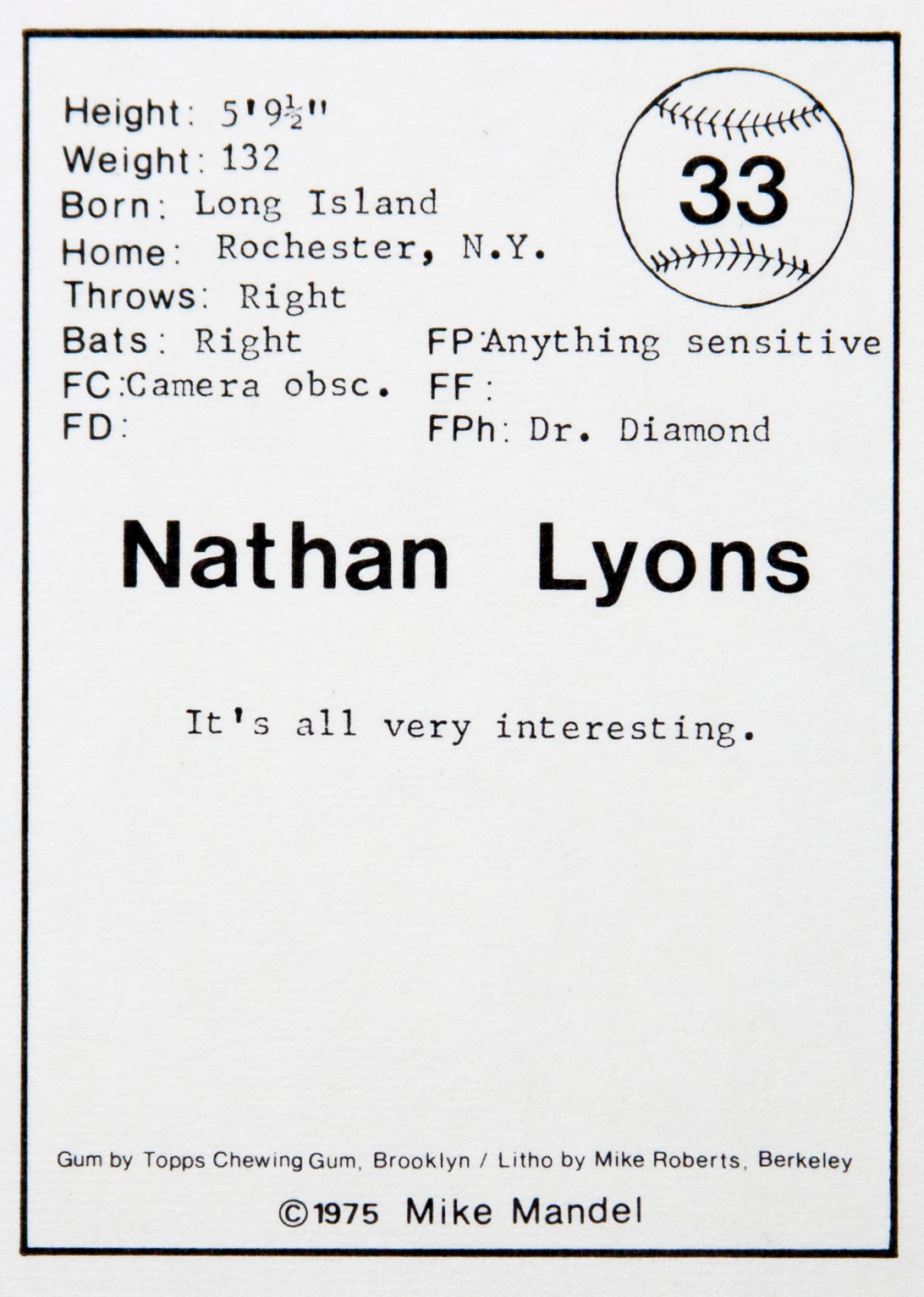 Nathan Lyons