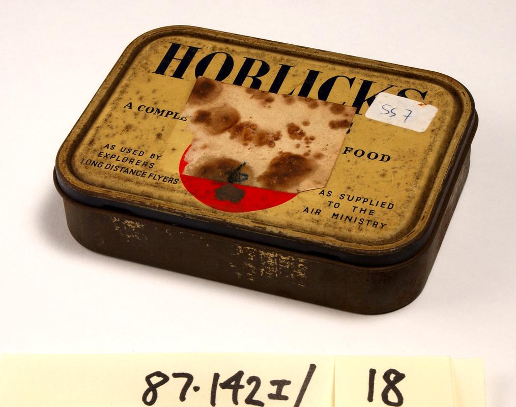 Horlicks tin