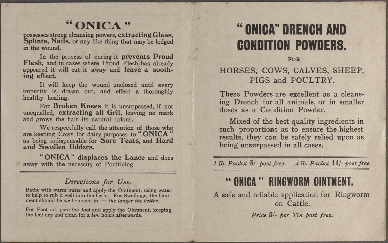 Trade leaflet