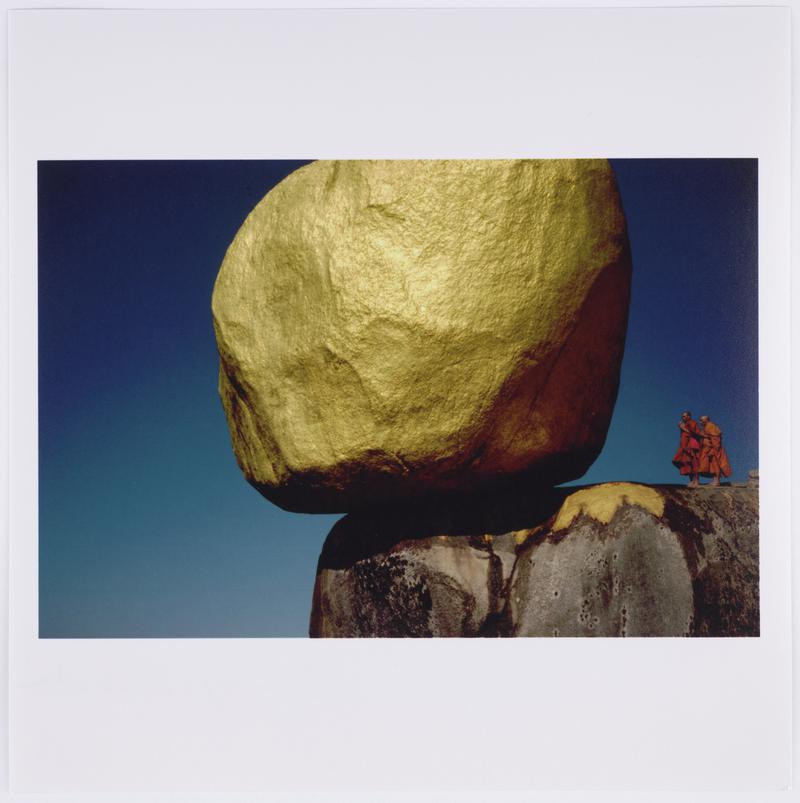 The Golden Rock at Shwe Pyi Daw (the "Golden Country"), the Buddhist holy place