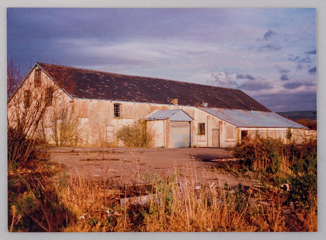 Remains of Midland tinplate works, Morriston, 26 Jan 1989.