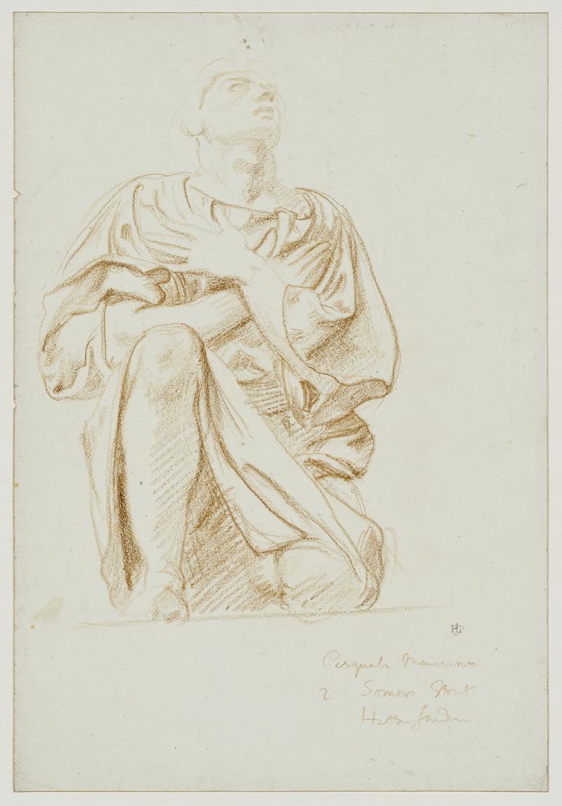 Study for Dome of St Paul&#039;s Cathedral: Kneeling Man