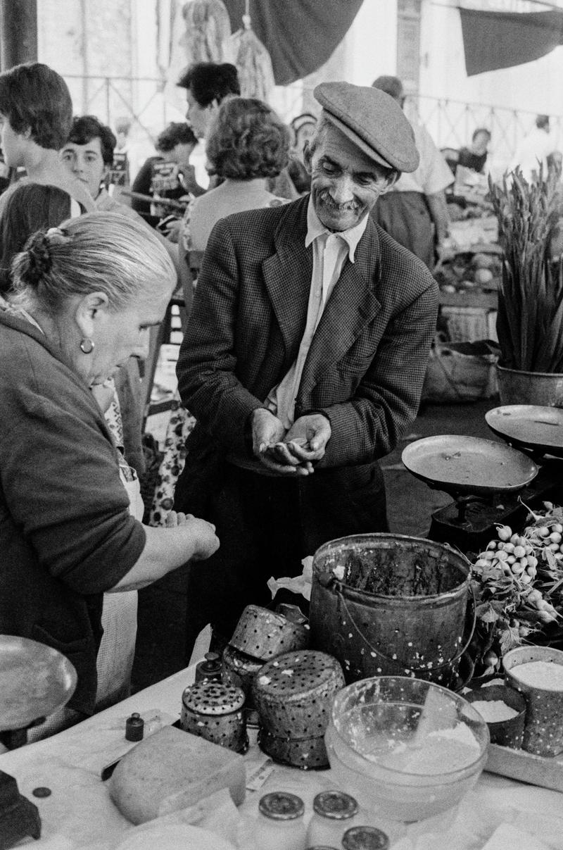 ITALY. Portovenere. Food market. 1964.