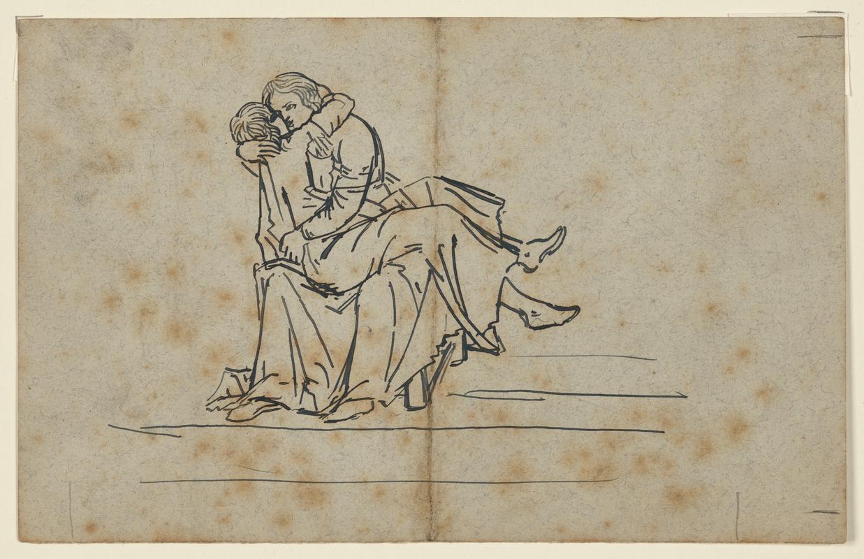 Seated Woman Embracing a Child