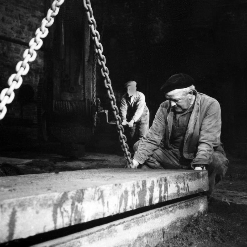 Dinorwig quarry, pattern making moulding, photograph