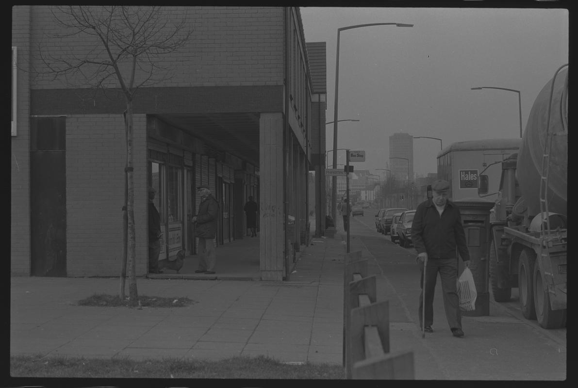 Shops, middle of Bute Street.