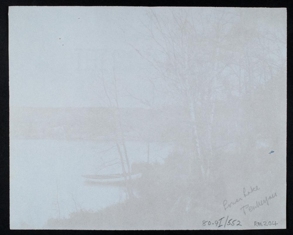 Penllergare, lower lake, photograph