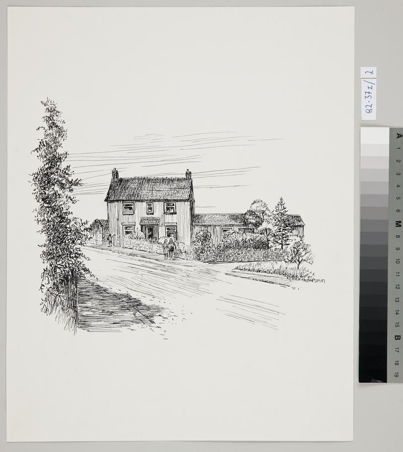 Rhos, Bethel, Near Caernarfon (drawing)