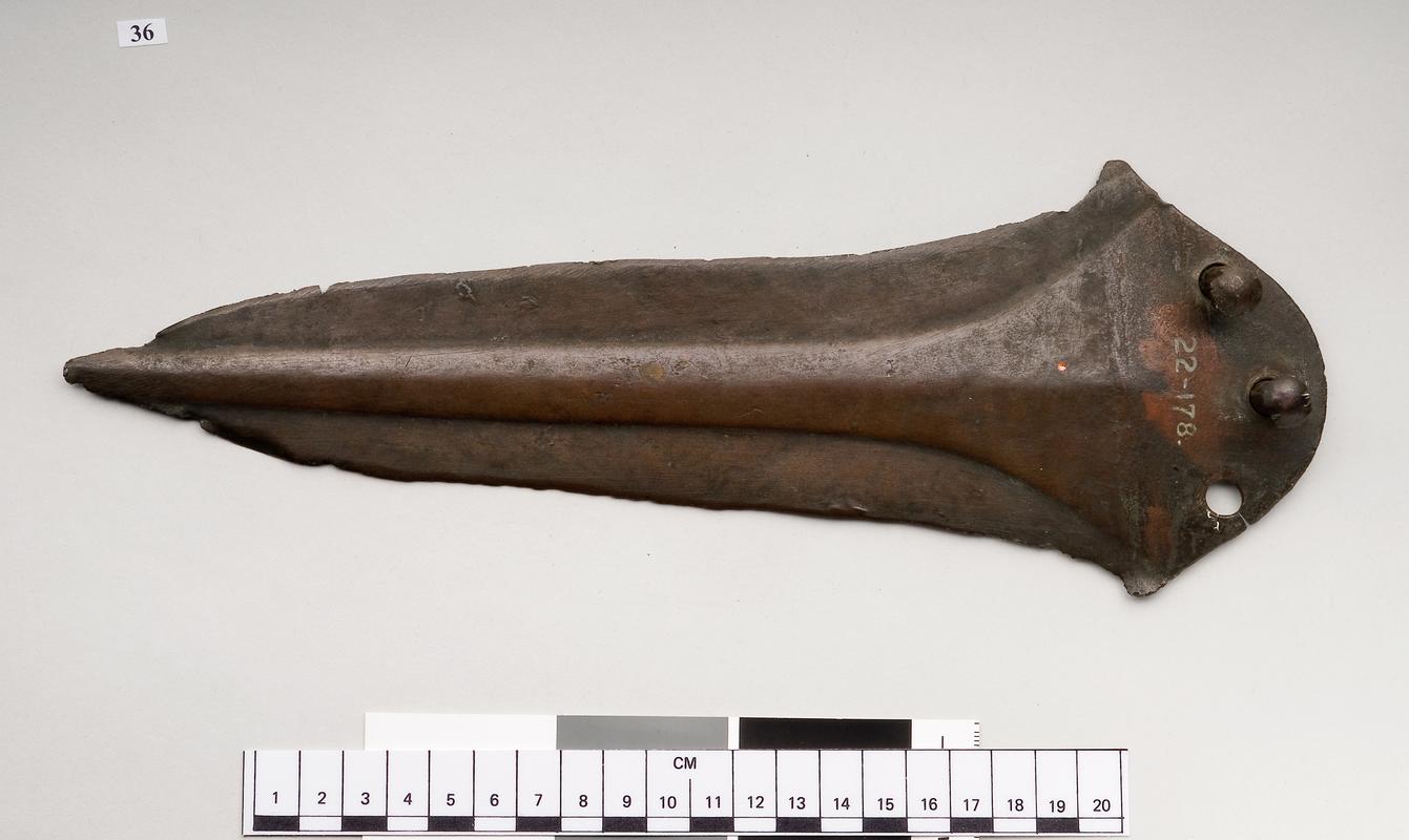 Early Bronze Age copper halberd