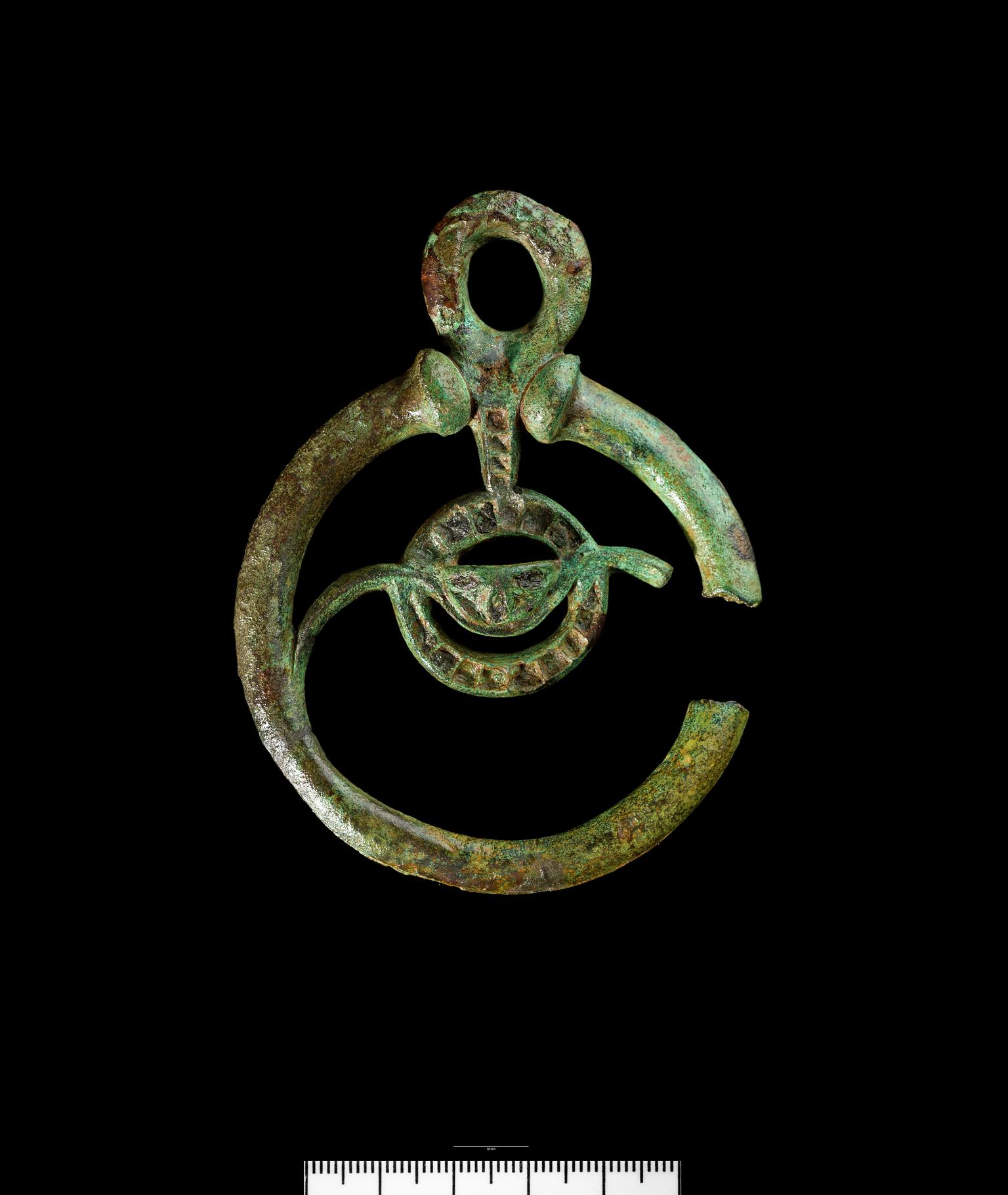 Iron Age / Roman copper alloy bridle bit ring