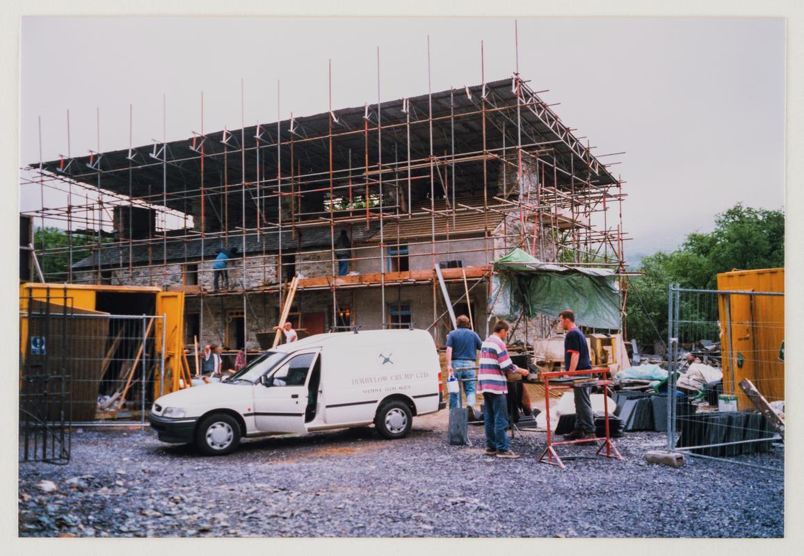 Rebuilding Fron Haul at Welsh Slate Museum, photograph