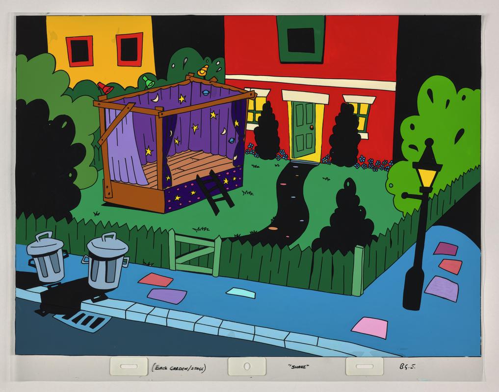 Funny Bones background animation production artwork from episode &#039;Shake, Rattle and Roll&#039;.