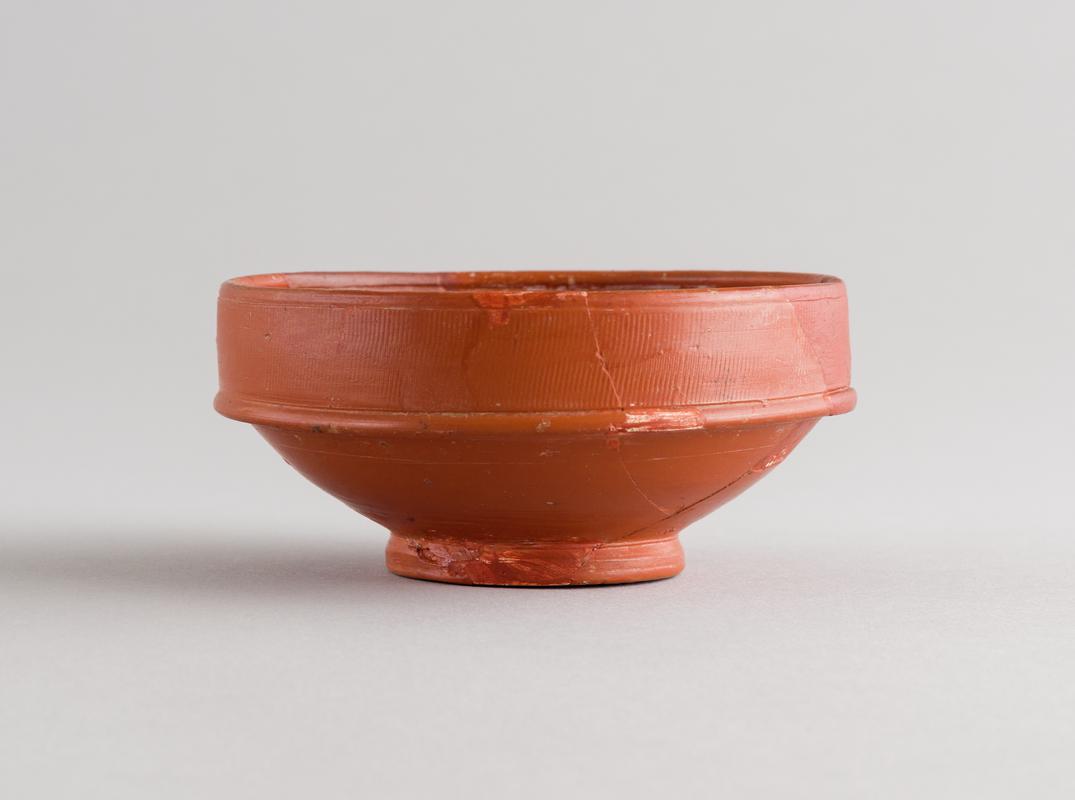 Roman samian cup, stamped