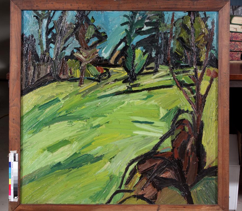 Green Landscape with Trees