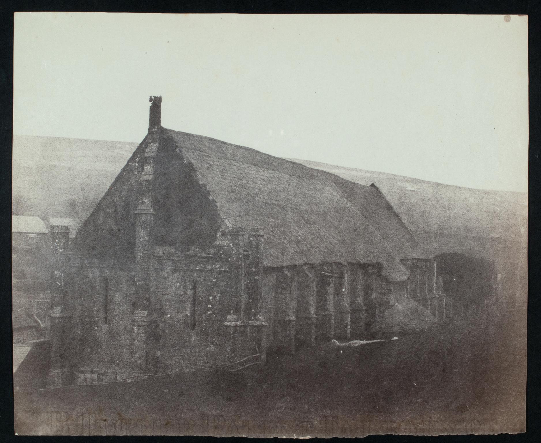 Abbotsbury Abbey tithe barn, photograph