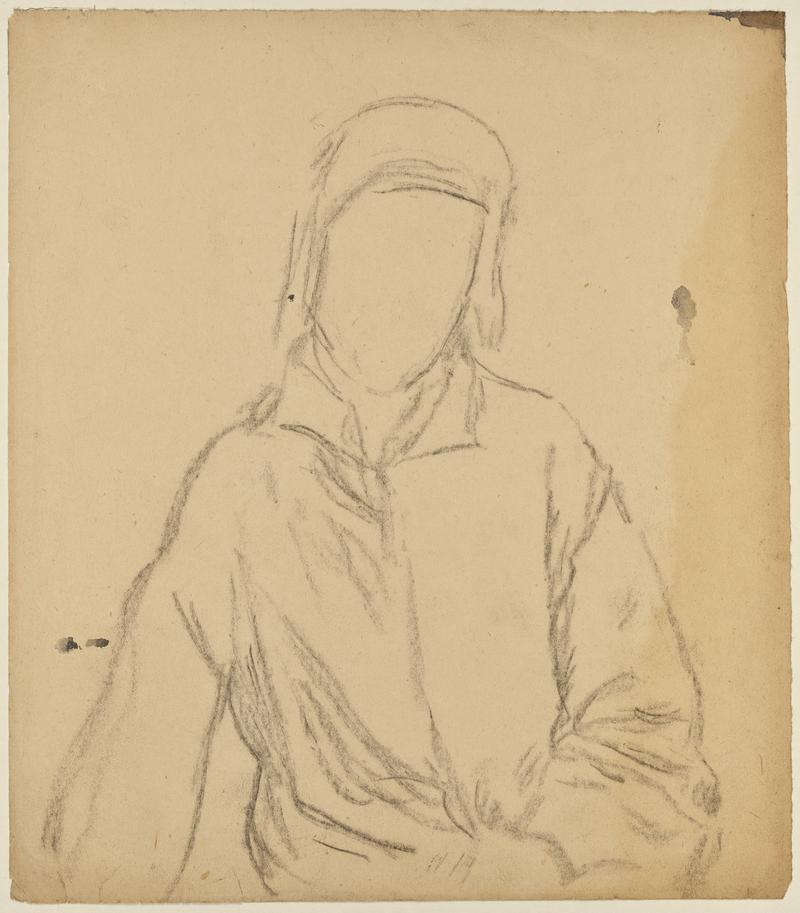 Study of Woman with No Facial Features