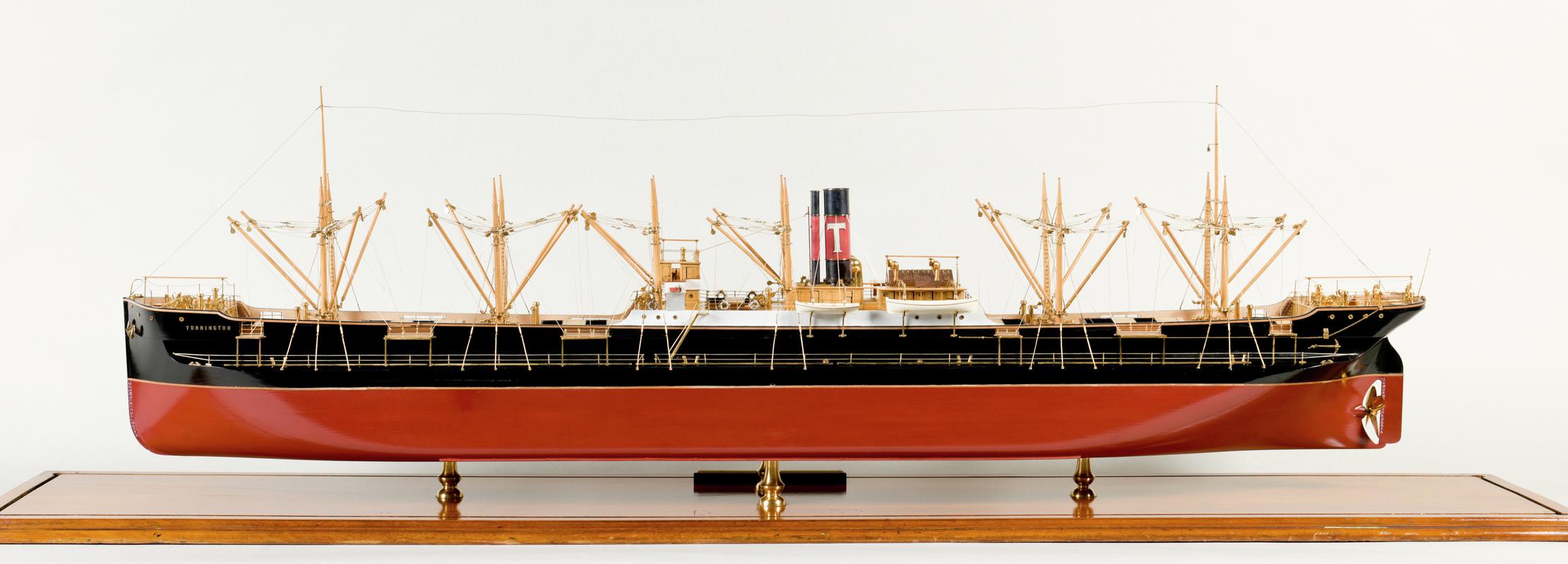 Full hull ship model of the S.S. TORRINGTON