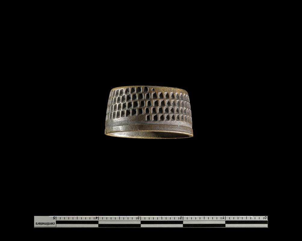 Medieval / Post-Medieval copper alloy thimble