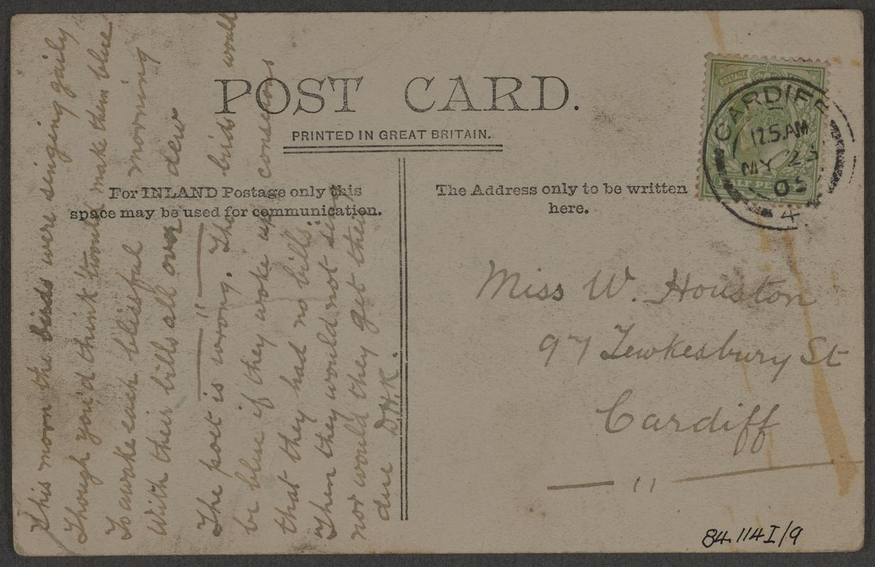 Rocking Stone, Pontypridd (postcard)