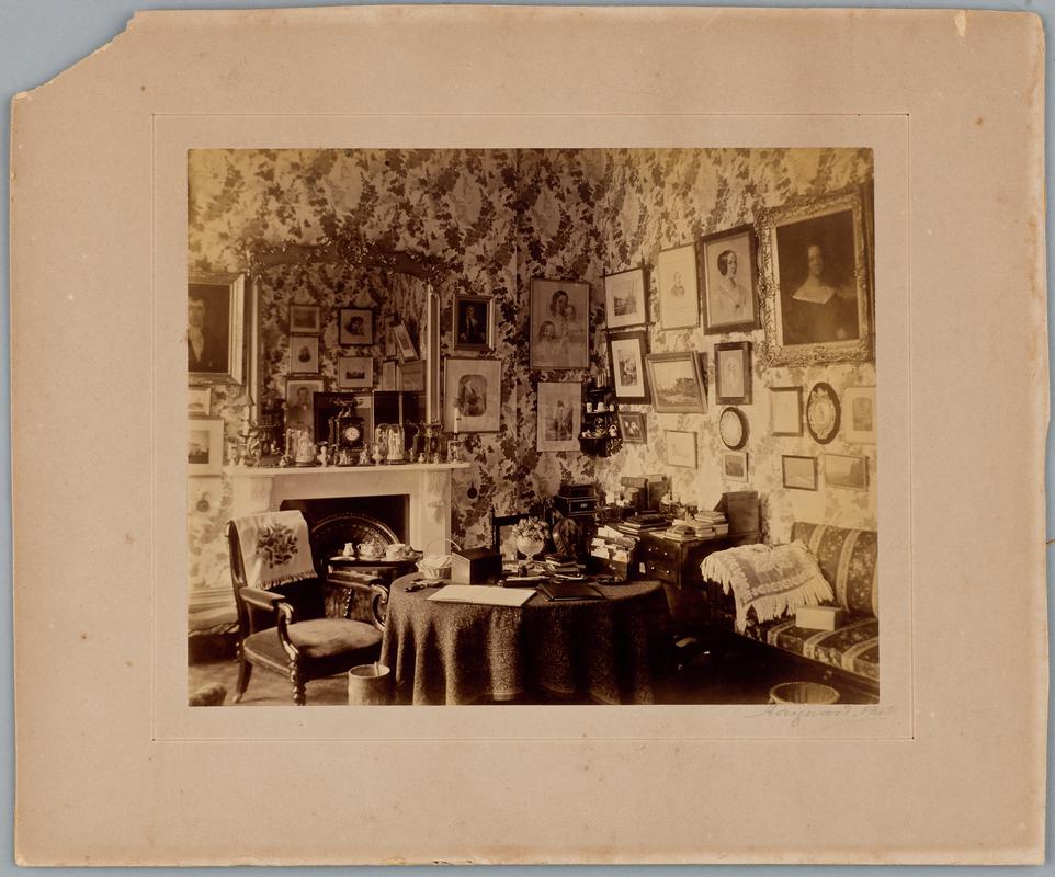 Unidentified interior, photograph