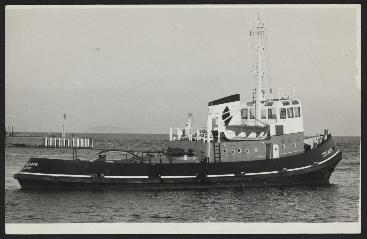 M.T. USKGARTH, postcard