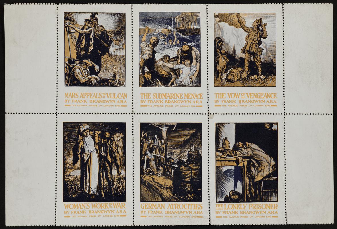Mars Appeals to Vulcan - Postage Stamps