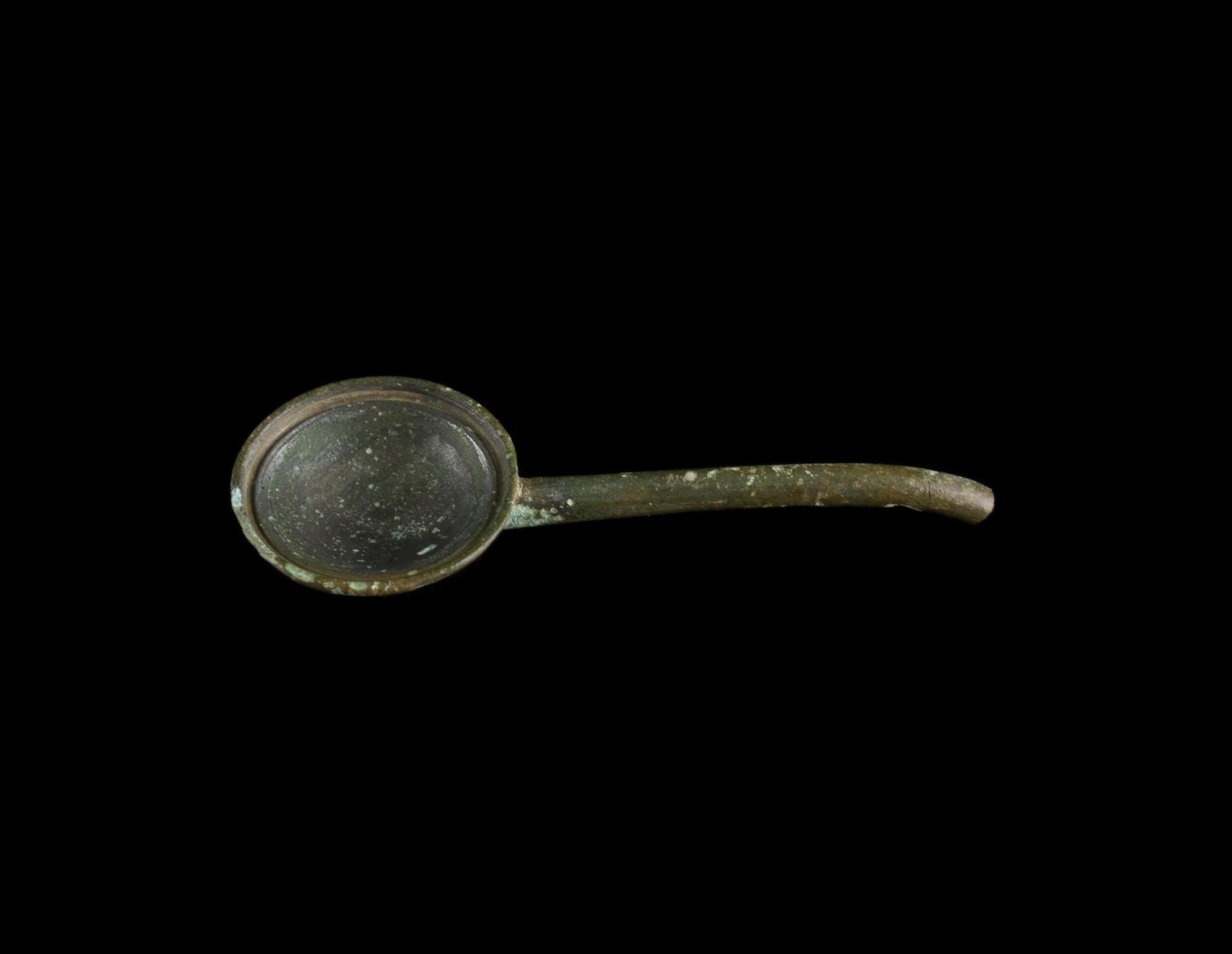 Roman copper alloy spoon