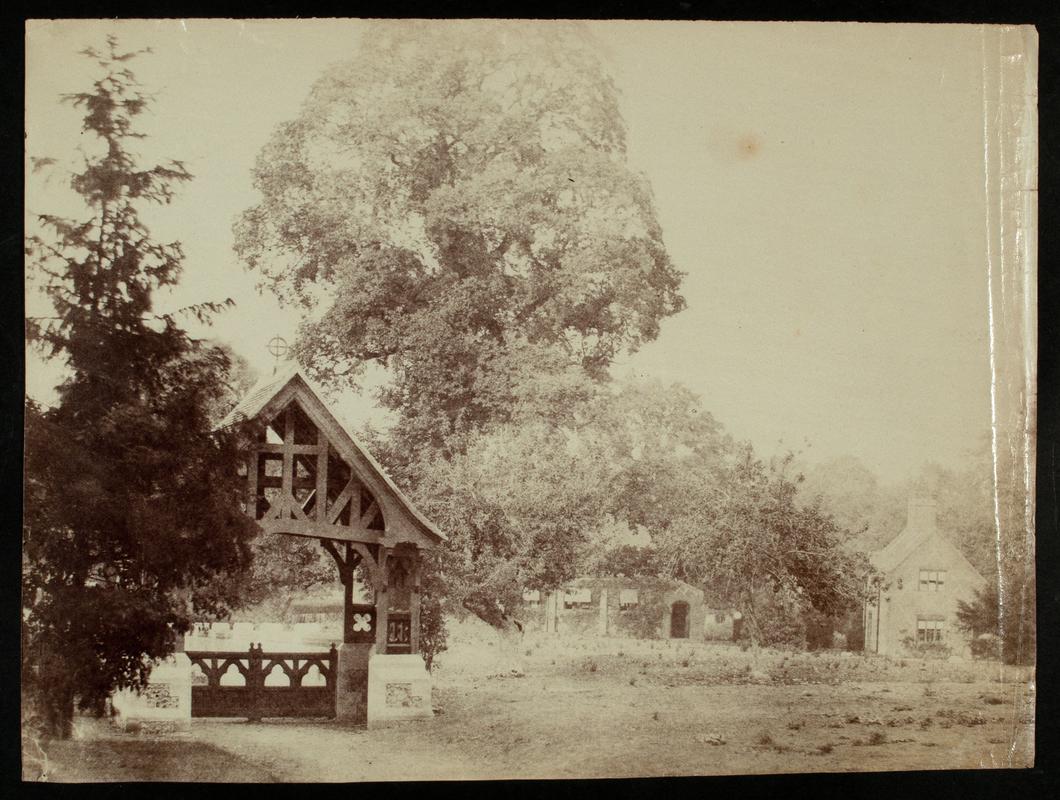 Lytch gate, school and school house, Oakley