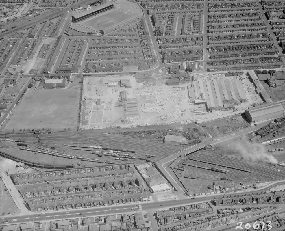 Sunderland, S. Tyzack&#039;s Concrete Works, and Sunderland Football Ground