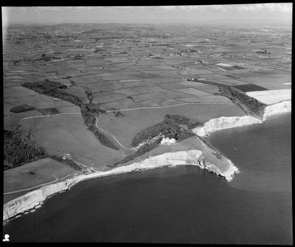 Aerial view of Southerndown.