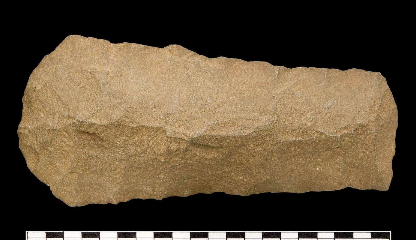 Neolithic stone axehead roughout